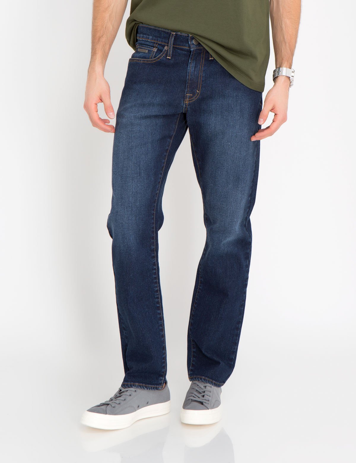 U.S. Polo Assn. Slim Straight Dark Wash Jeans for Men