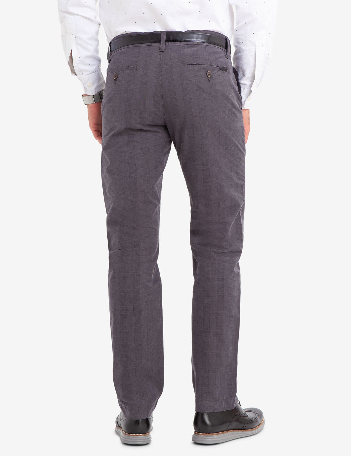 U.S. Polo Assn. Slim Straight Plaid Cotton Chinos