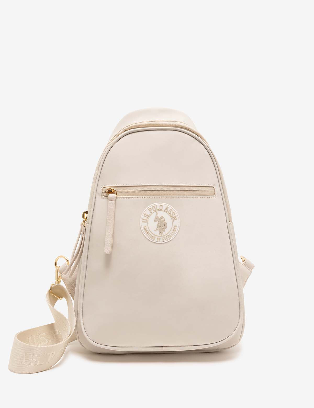U.S. Polo Assn. Nylon Sling Backpack with Card Slots