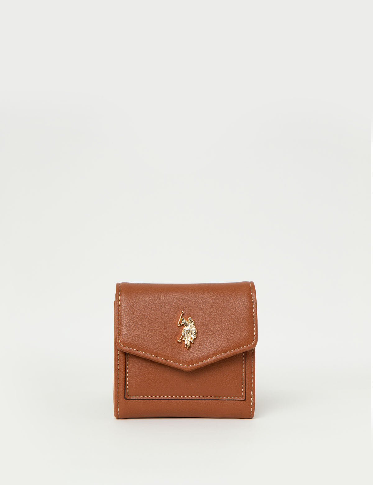 Compact PU Leather Wallet with Flap & Multiple Card Slots – Secure Snap Closure