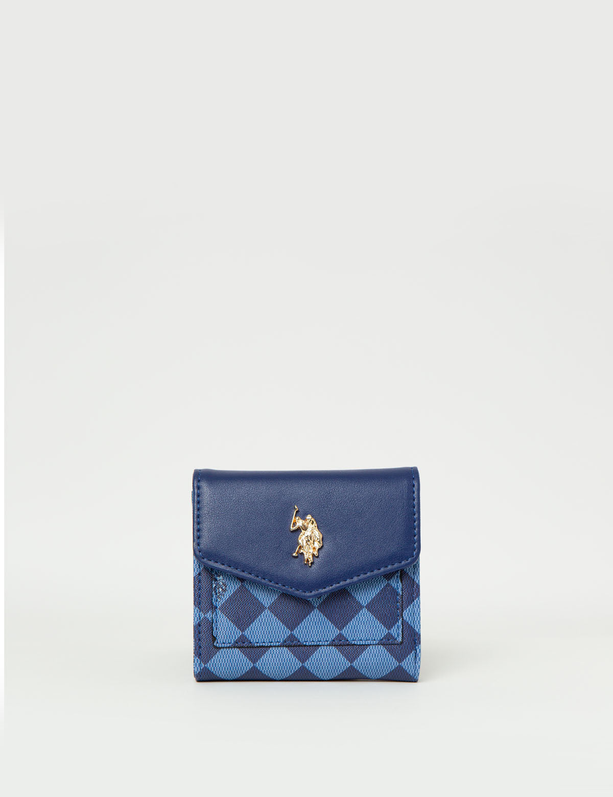 Compact PU Leather Wallet with Flap & Multiple Card Slots – Secure Snap Closure