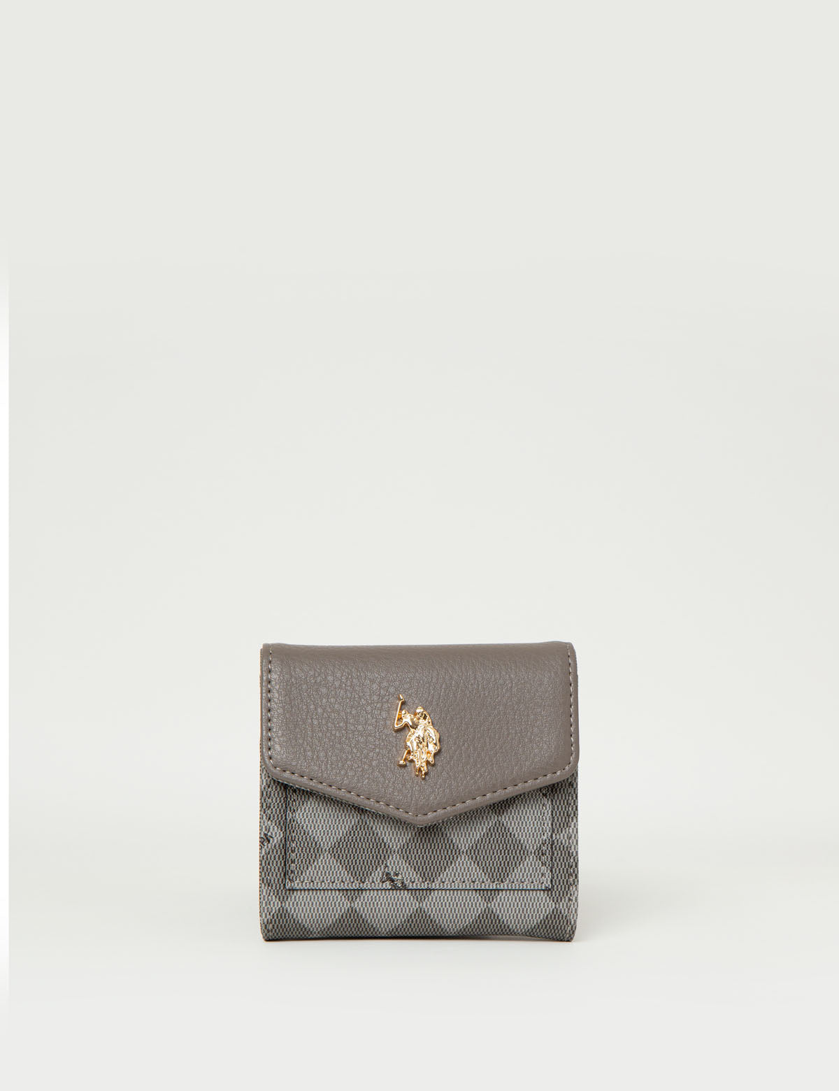 Compact PU Leather Wallet with Flap & Multiple Card Slots – Secure Snap Closure