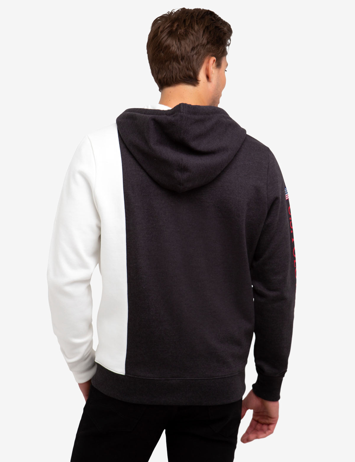 U.S. Polo Assn. Small Logo Embroidered Sweatshirt with Hood