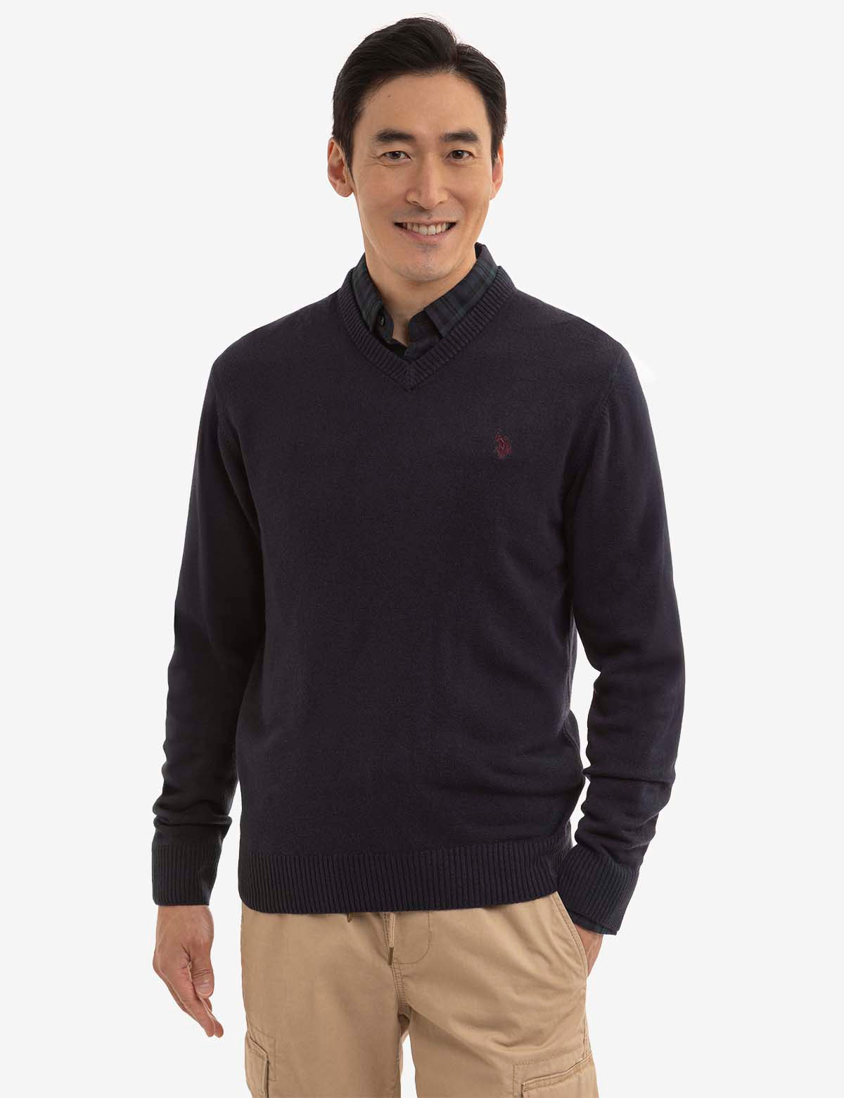 Soft Jersey V-Neck Sweater for Women - Comfortable & Stylish