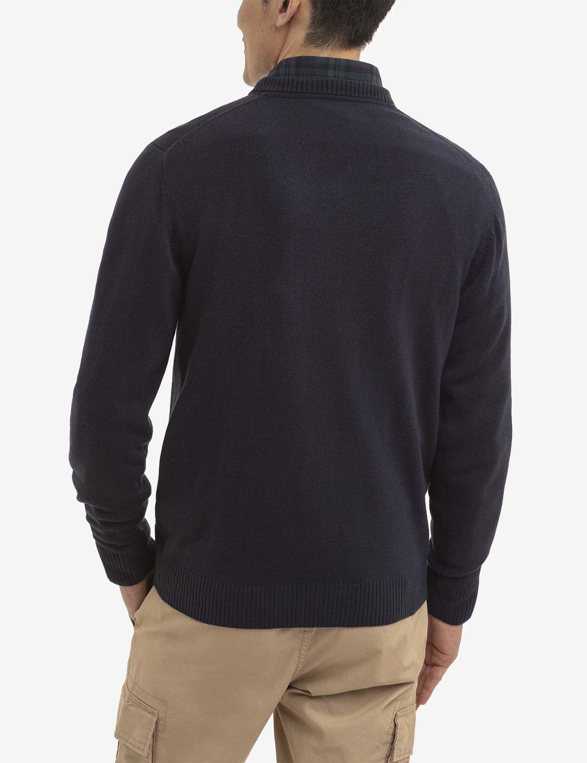 Soft Jersey V-Neck Sweater for Women - Comfortable & Stylish