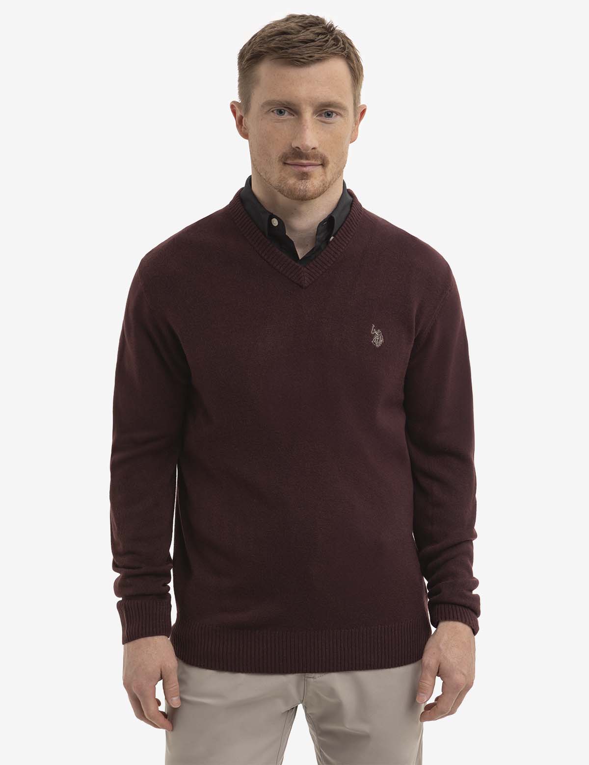 Soft Jersey V-Neck Sweater for Women - Comfortable & Stylish