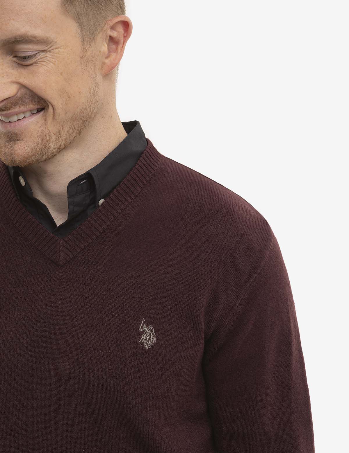 Soft Jersey V-Neck Sweater for Women - Comfortable & Stylish