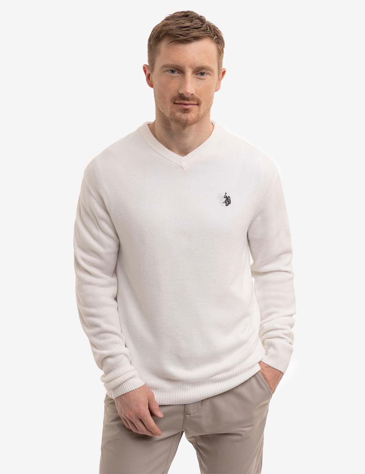 Soft Jersey V-Neck Sweater for Women - Comfortable & Stylish
