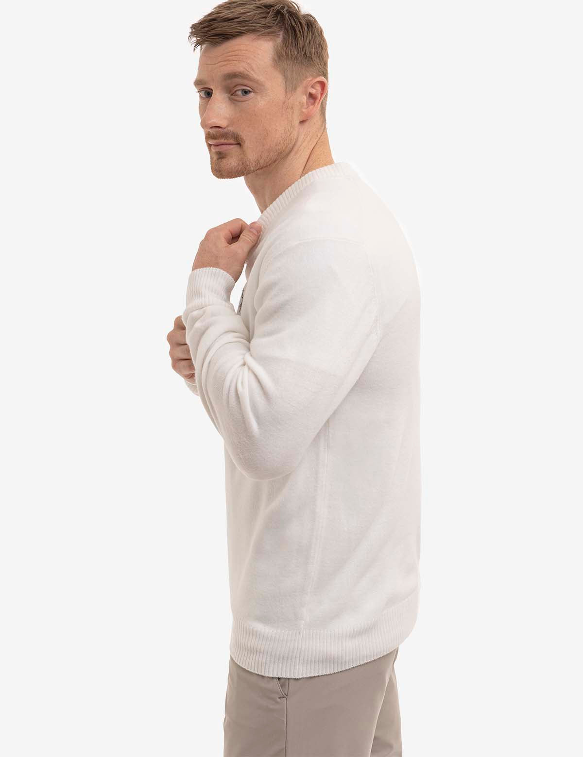 Soft Jersey V-Neck Sweater for Women - Comfortable & Stylish