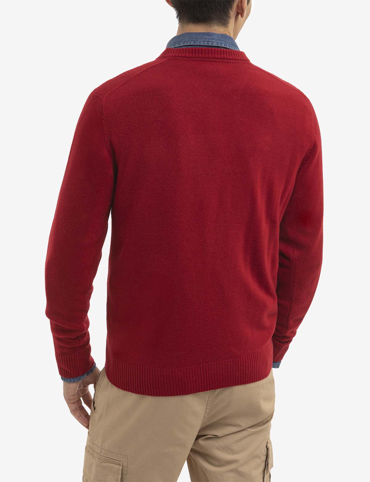 Soft Jersey V-Neck Sweater for Women - Comfortable & Stylish