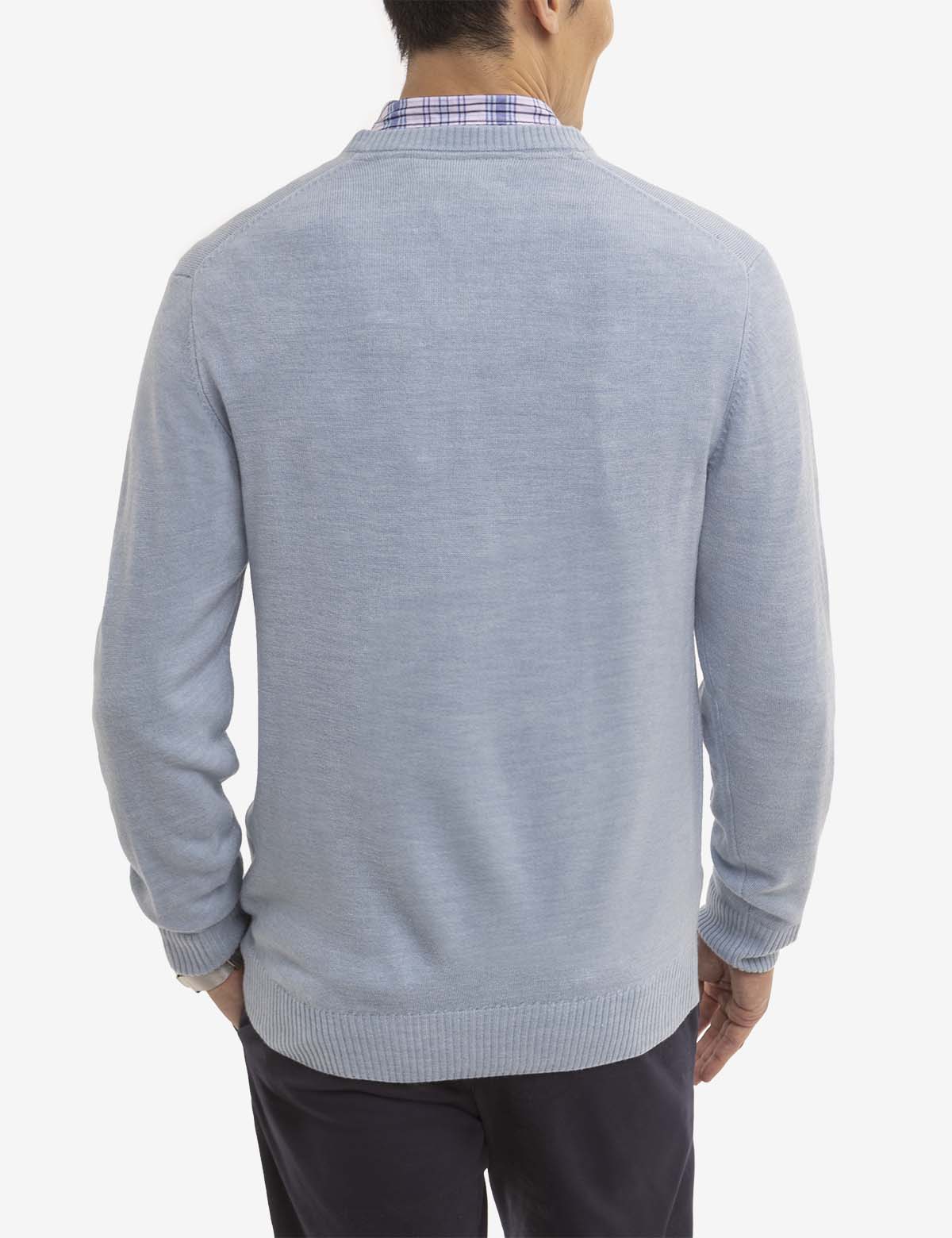 Soft Jersey V-Neck Sweater for Women - Comfortable & Stylish