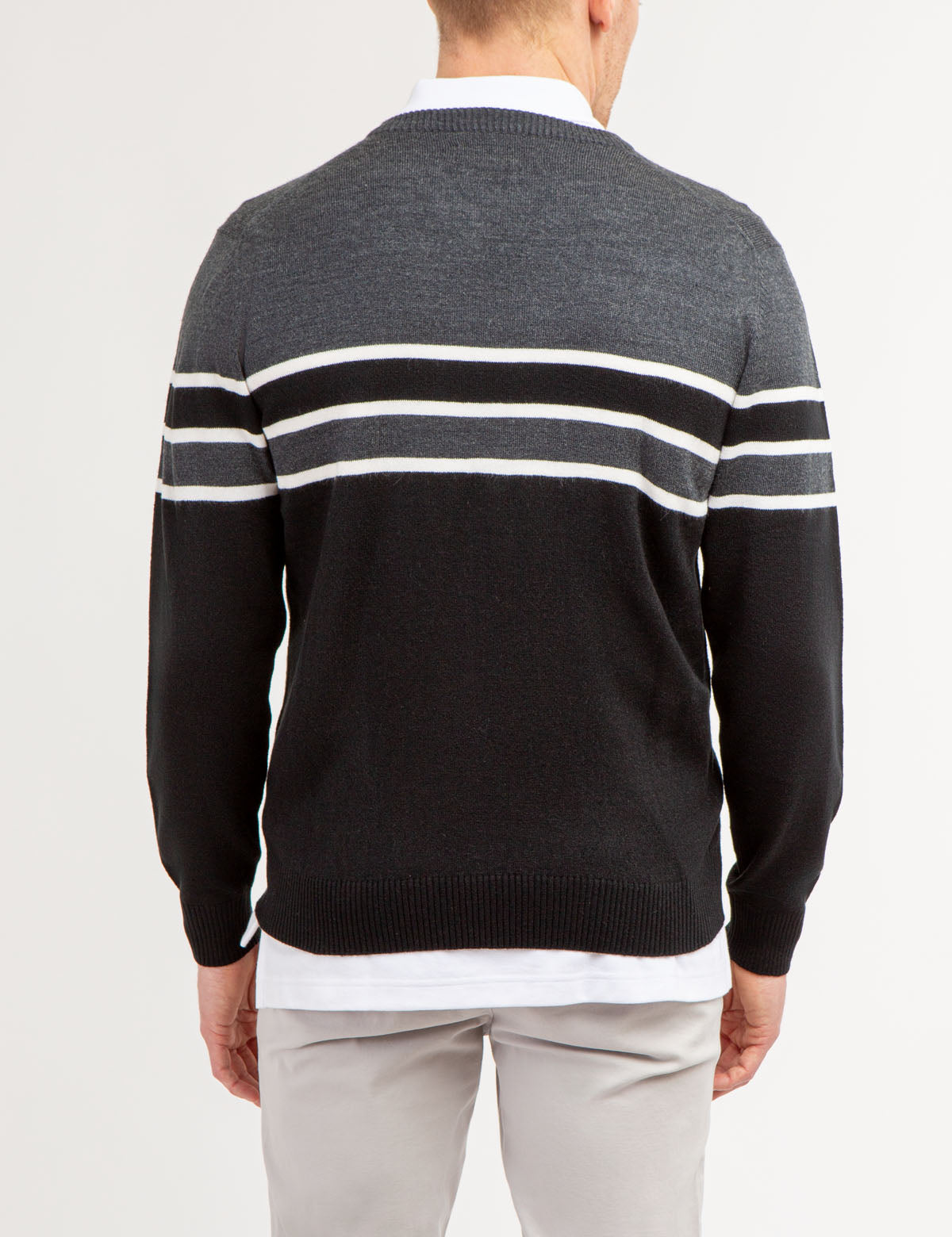 Soft Striped V-Neck Sweater for Women | Cozy & Stylish