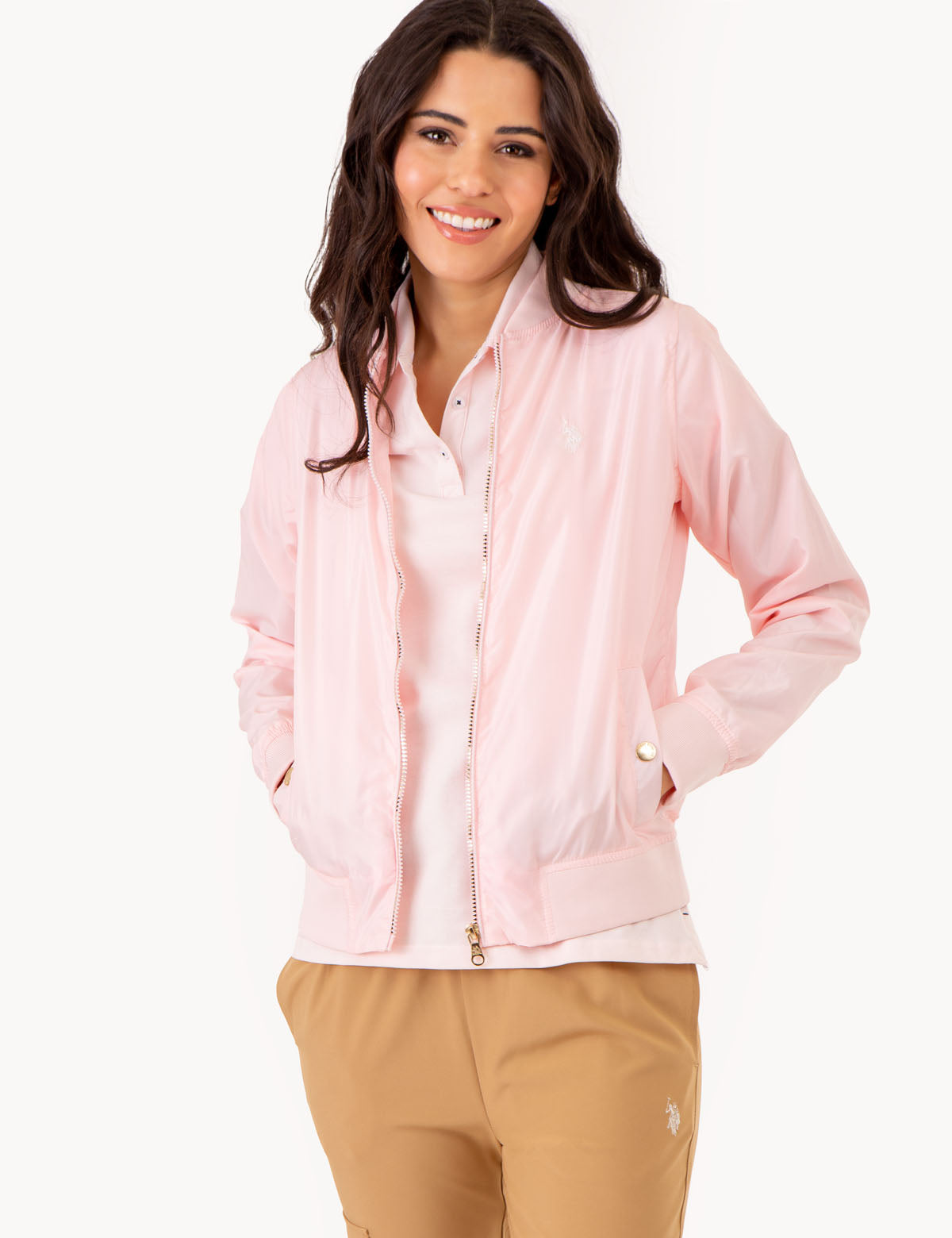 Men's Classic Solid Bomber Jacket