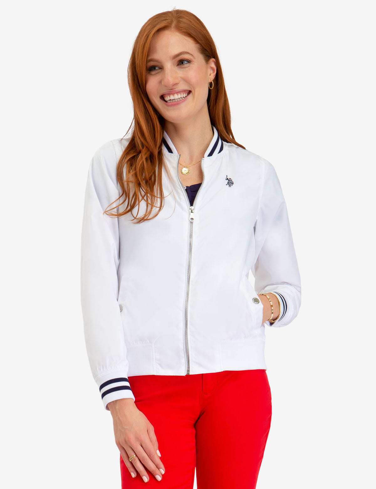 Men's Classic Solid Bomber Jacket