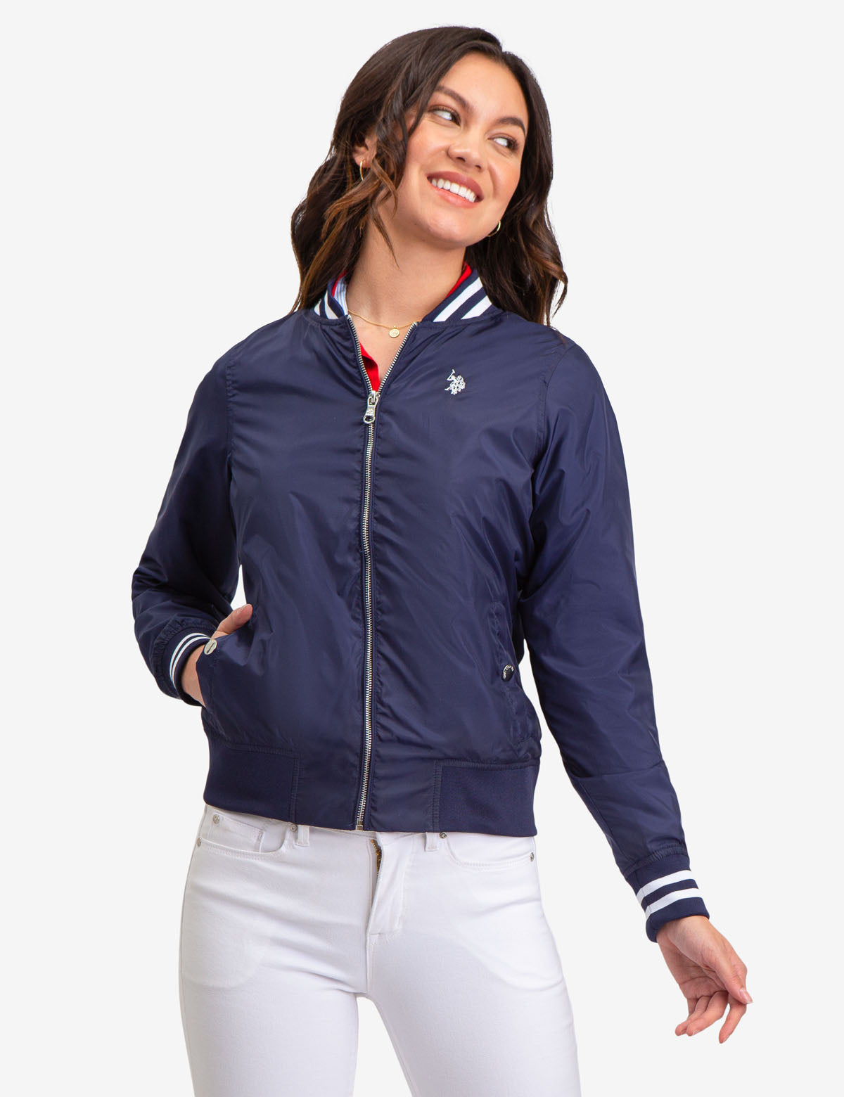 Men's Classic Solid Bomber Jacket