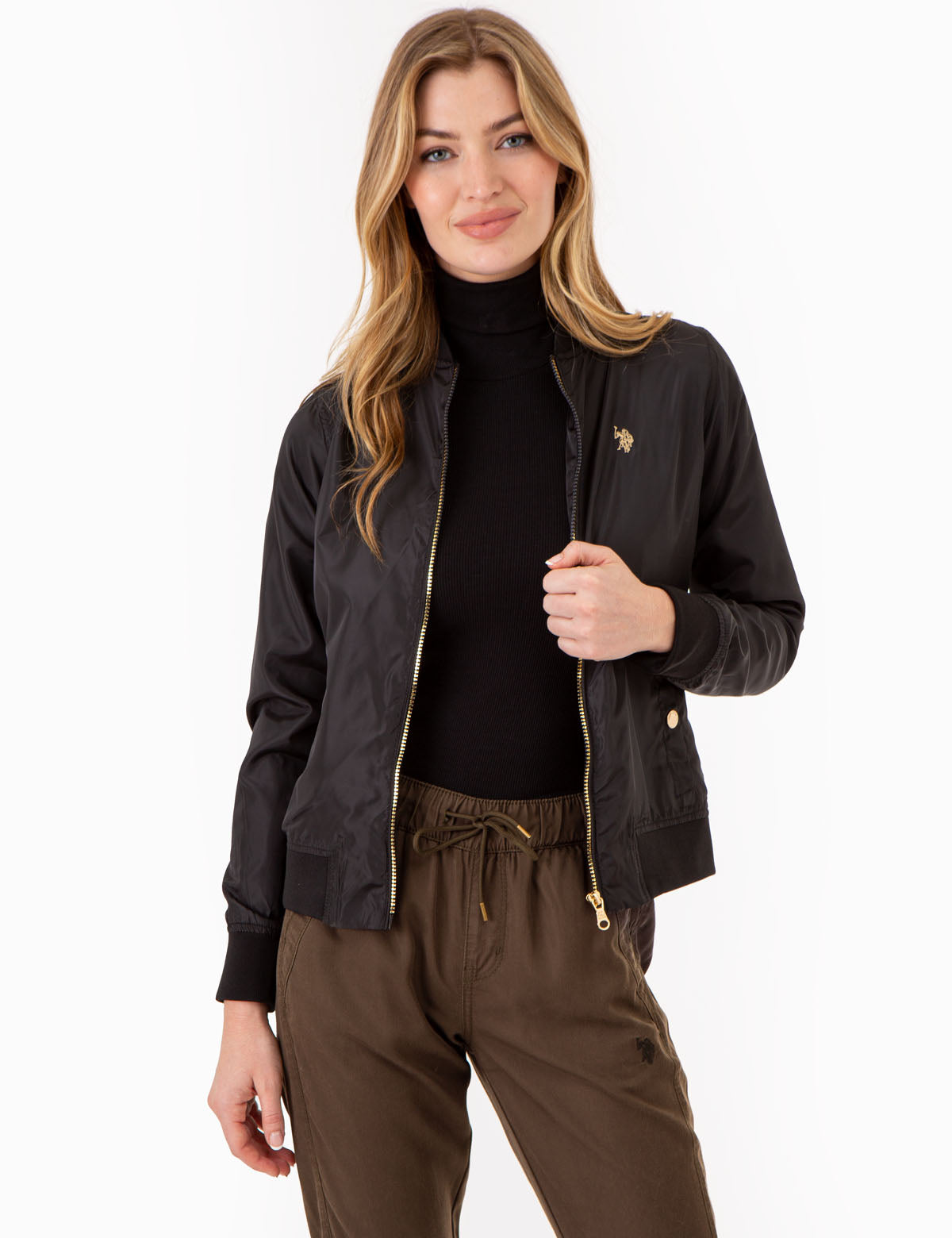 Men's Classic Solid Bomber Jacket