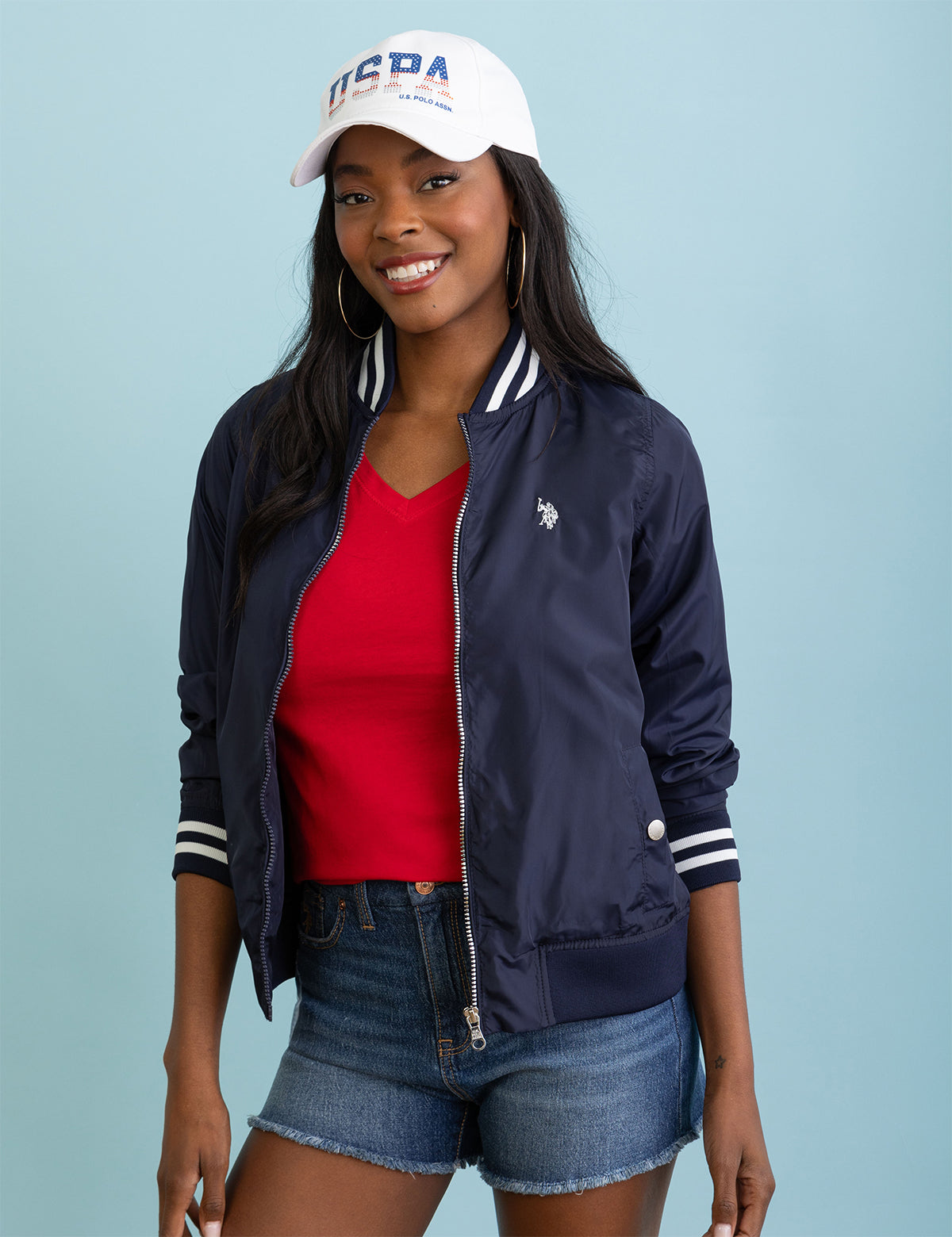 Men's Classic Solid Bomber Jacket