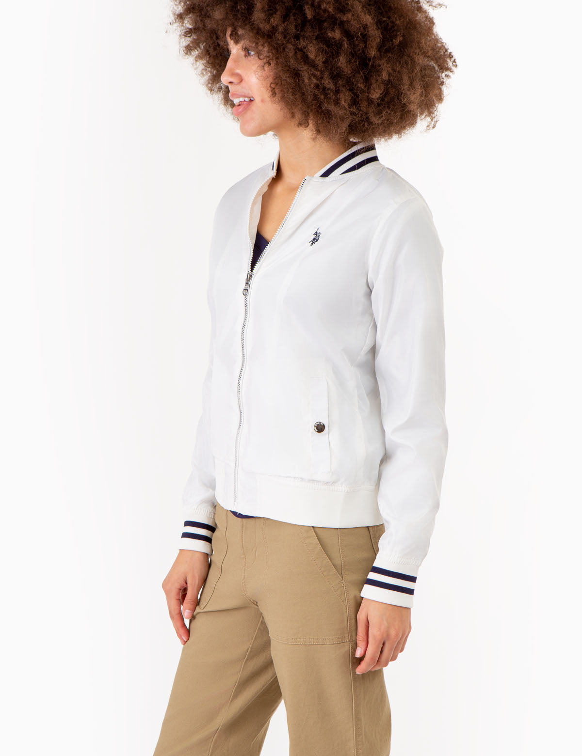 Men's Classic Solid Bomber Jacket