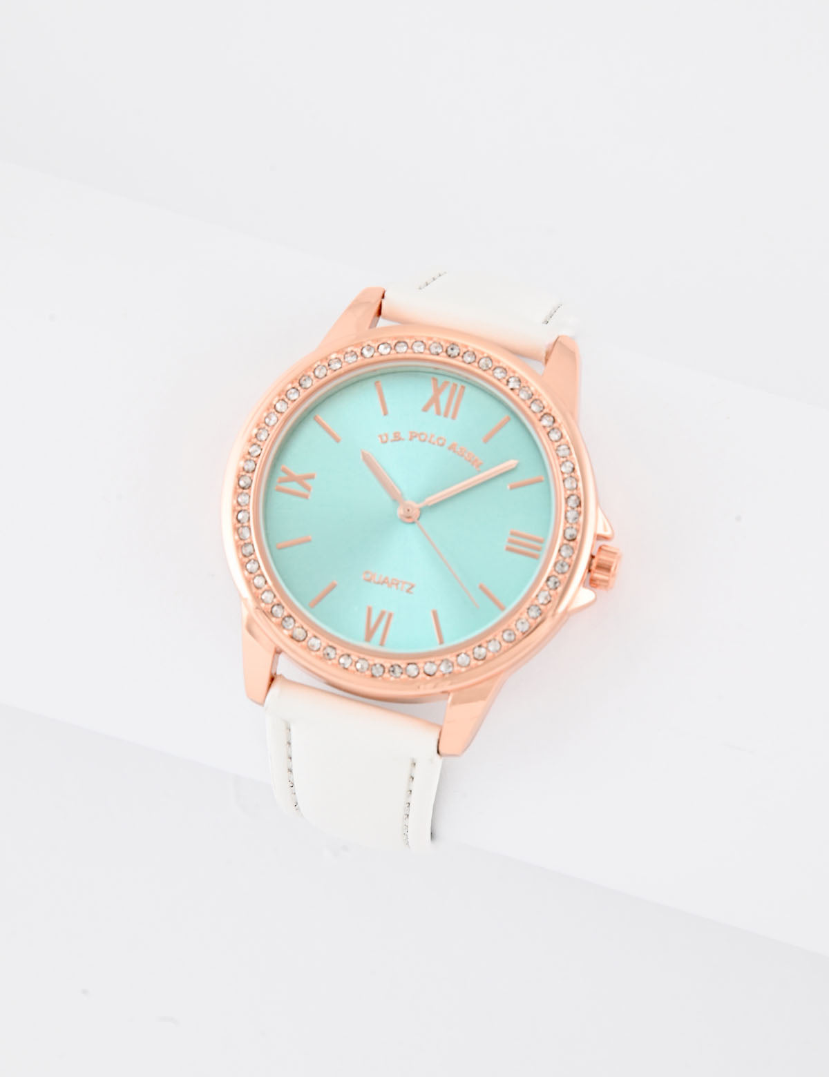 Women's Blue Dial Gold Accent Watch