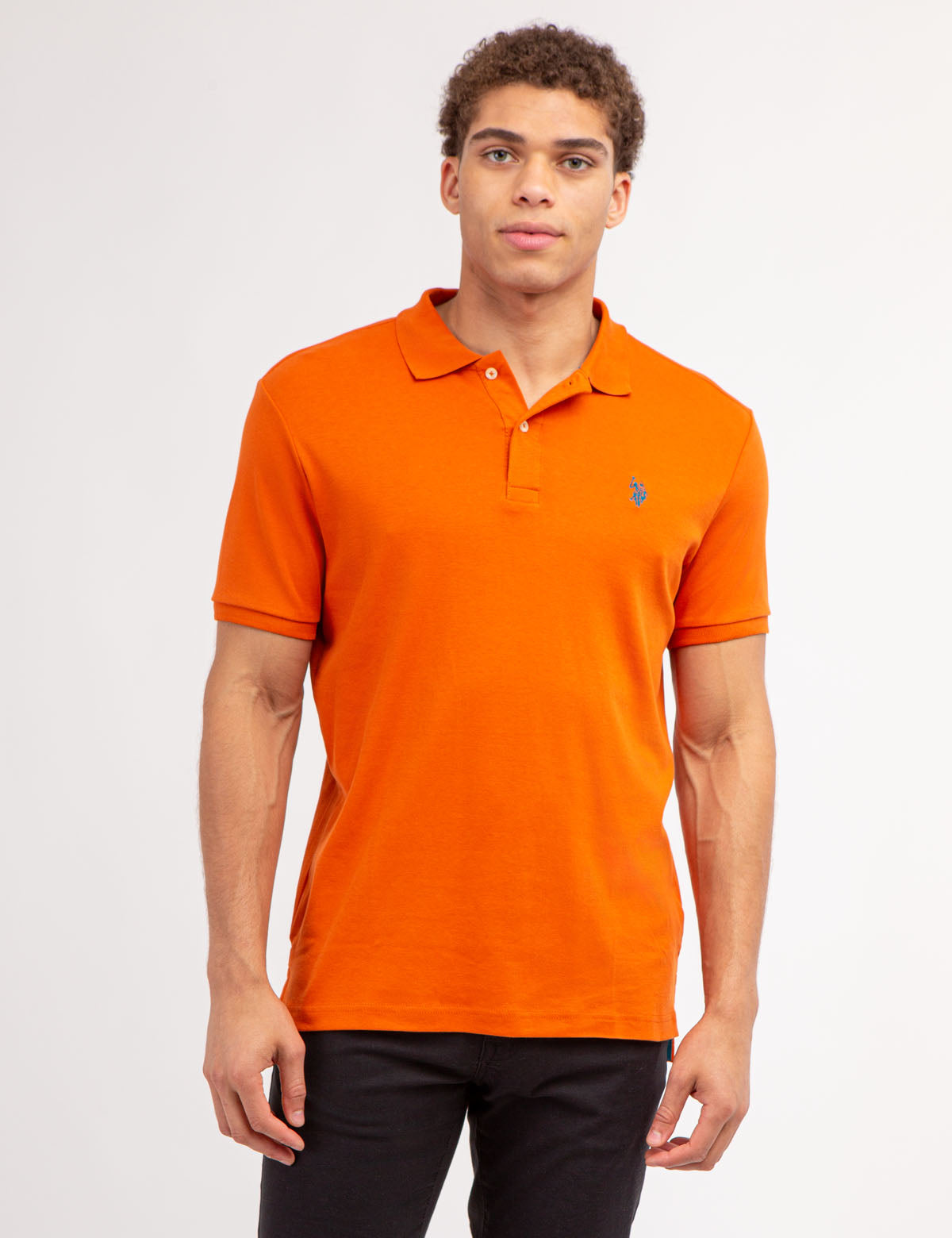 Men's Solid Interlock Polo Shirt - Classic Fit Casual Wear