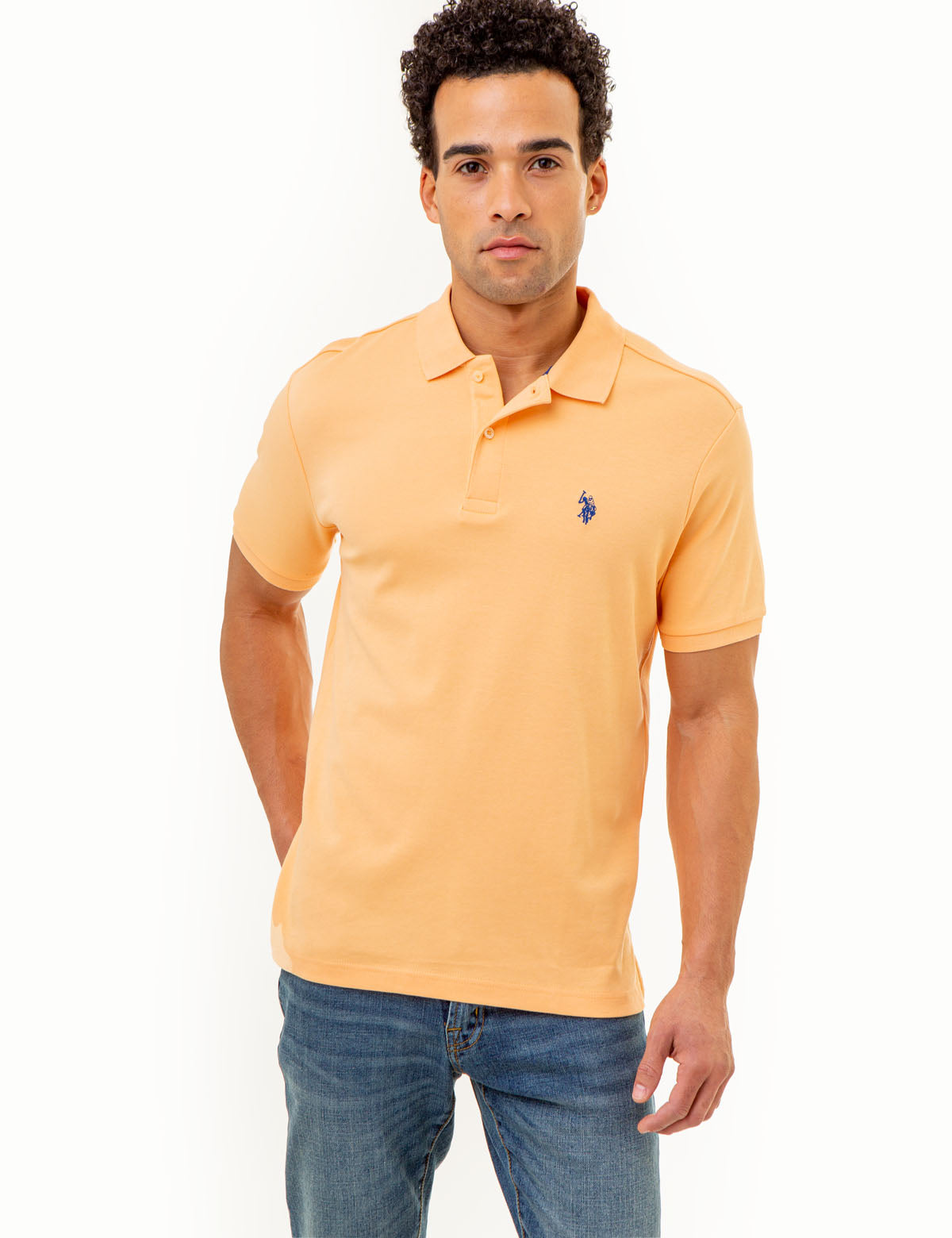 Men's Solid Interlock Polo Shirt - Classic Fit Casual Wear