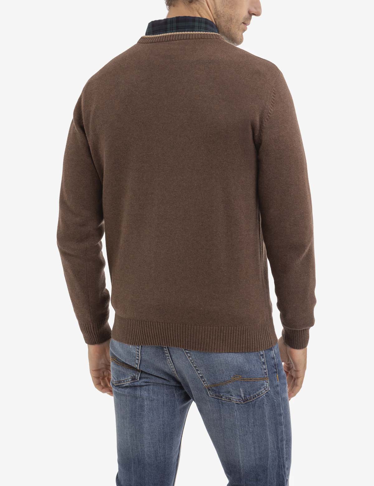 Classic Crew Neck Sweater - Soft Jersey Knit for Men & Women