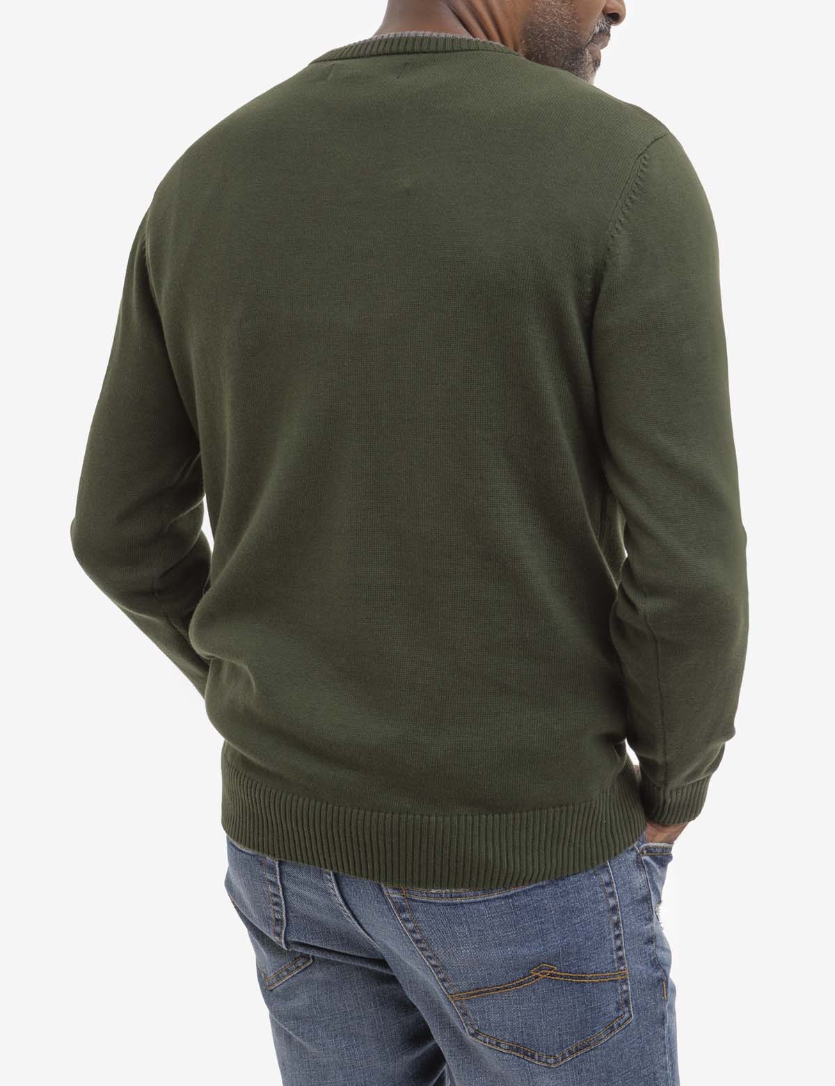 Classic Crew Neck Sweater - Soft Jersey Knit for Men & Women