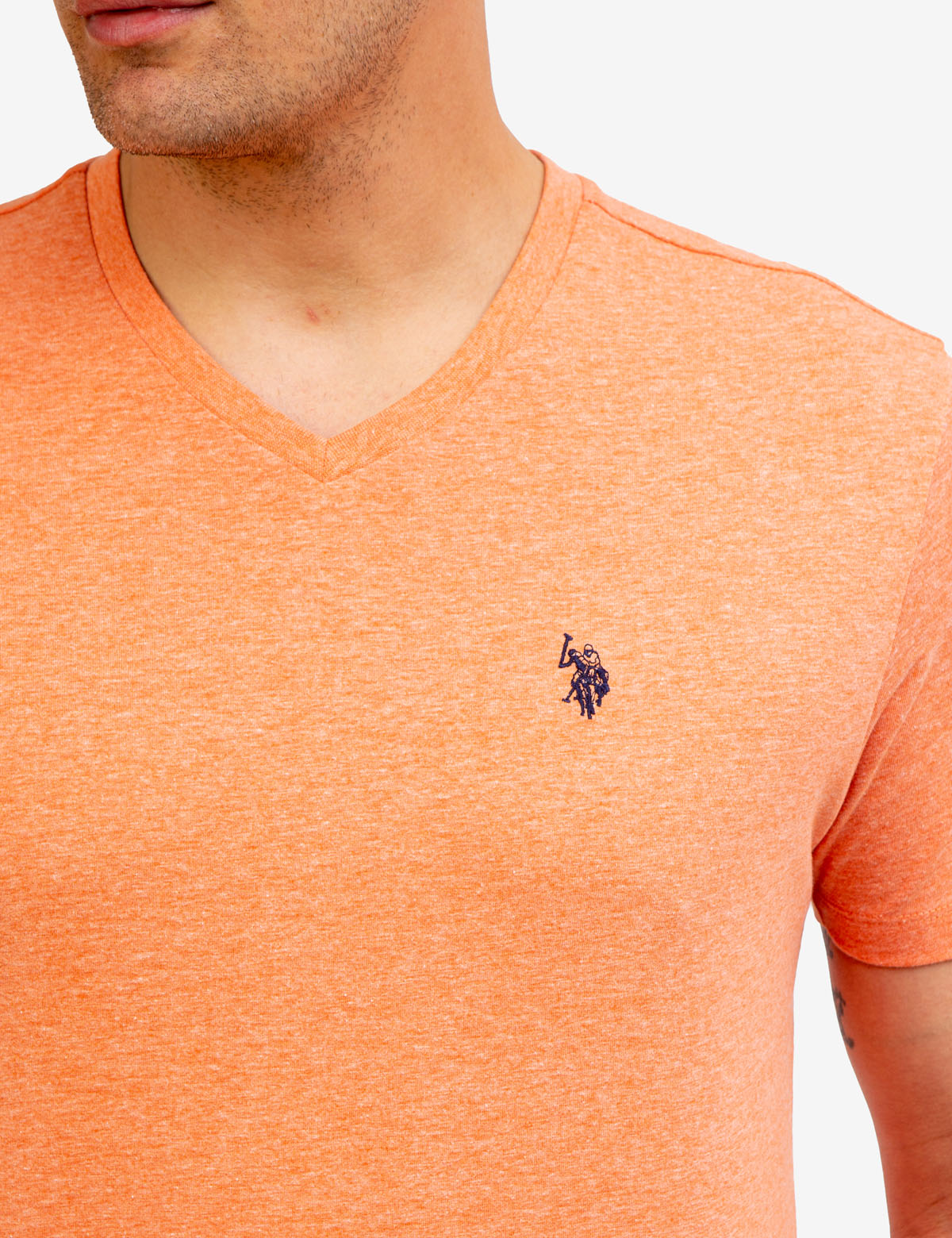 Classic Solid V-Neck T-Shirt for Men & Women