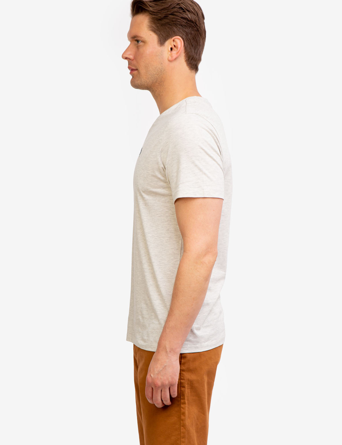 Classic Solid V-Neck T-Shirt for Men & Women