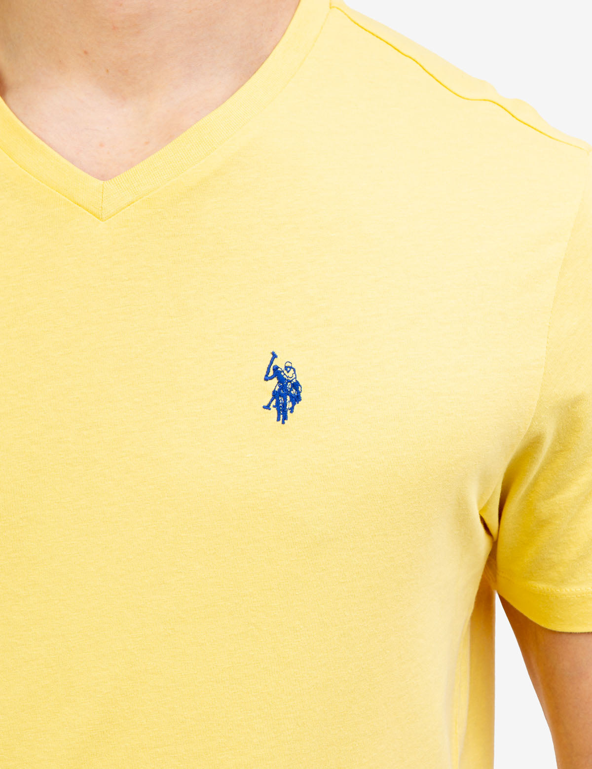Classic Solid V-Neck T-Shirt for Men & Women