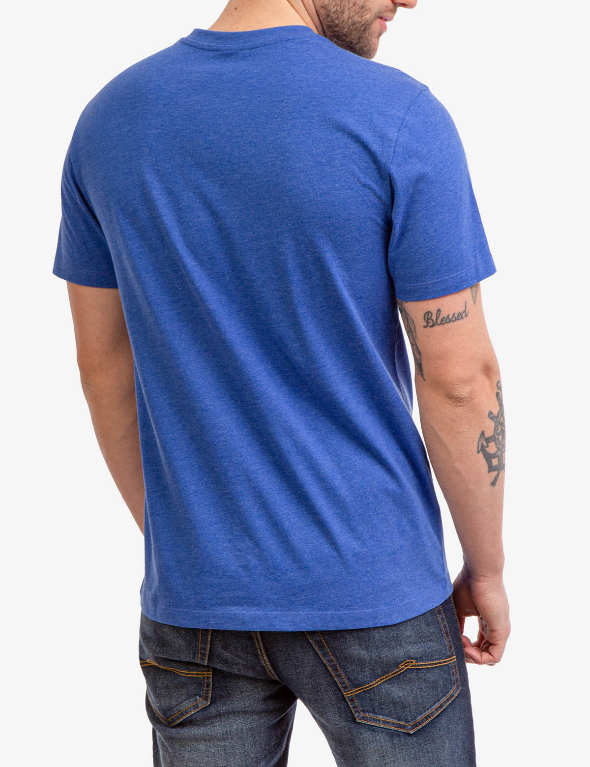 Classic Solid V-Neck T-Shirt for Men & Women