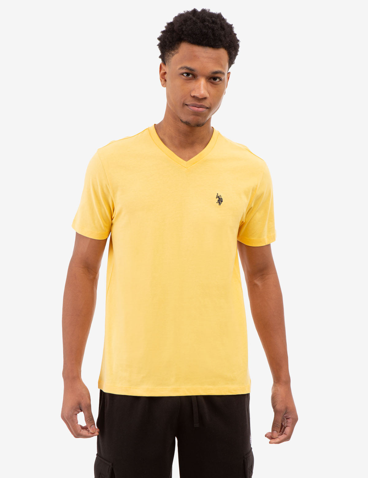 Classic Solid V-Neck T-Shirt for Men & Women