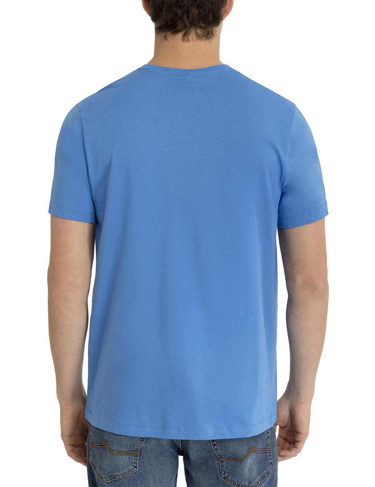 Classic Solid V-Neck T-Shirt for Men & Women