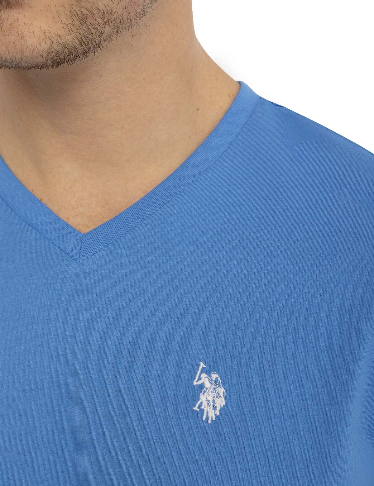 Classic Solid V-Neck T-Shirt for Men & Women