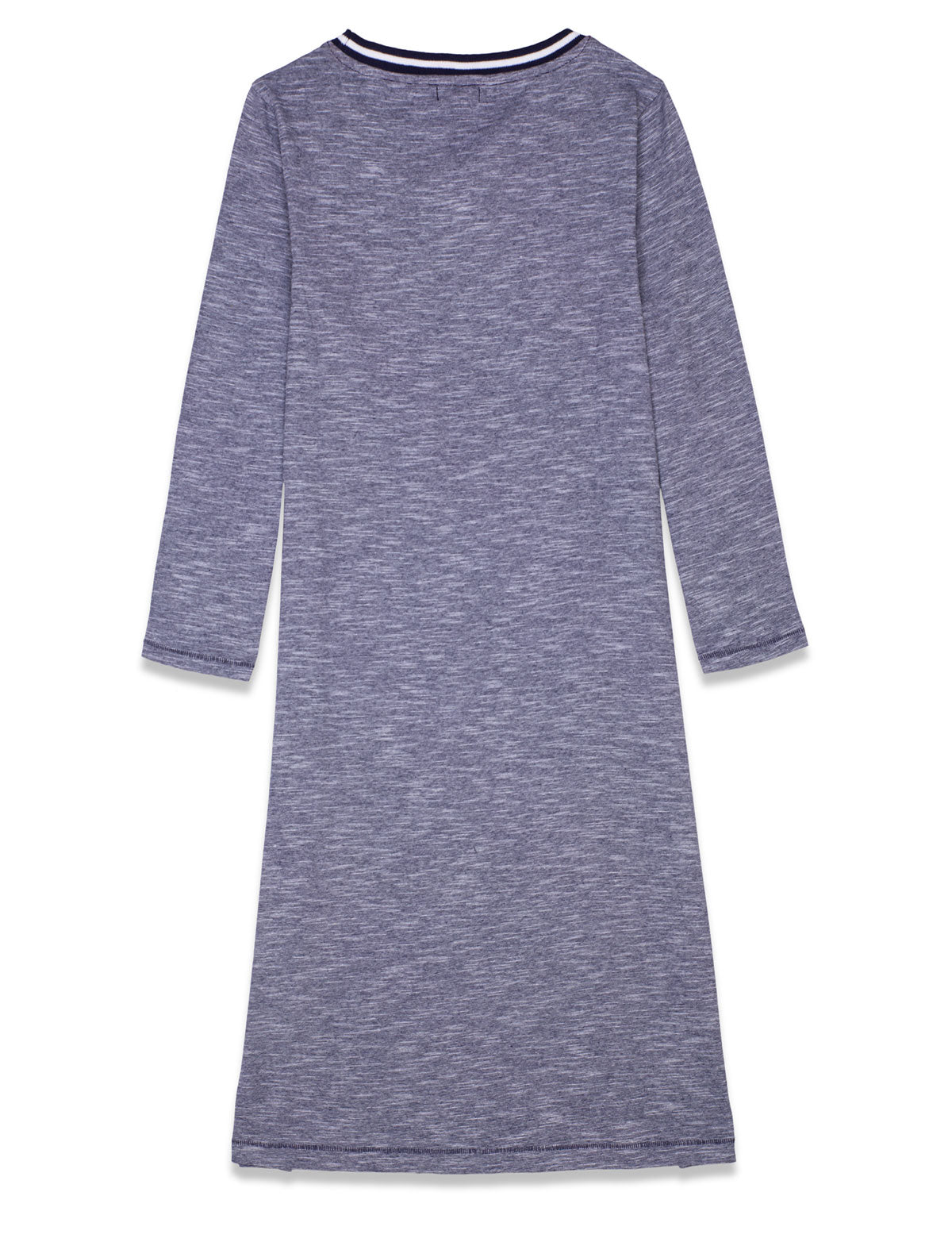 Space Dye Round Neck 3/4 Sleeve Dress