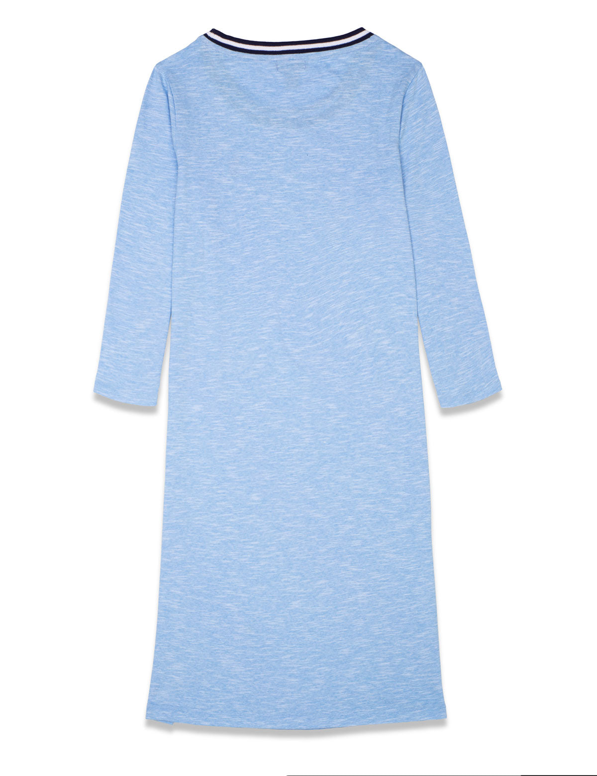 Space Dye Round Neck 3/4 Sleeve Dress
