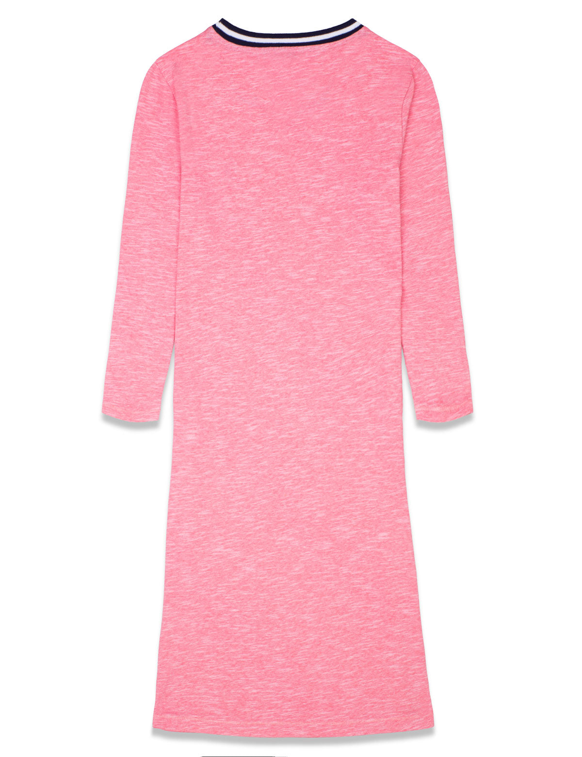 Space Dye Round Neck 3/4 Sleeve Dress