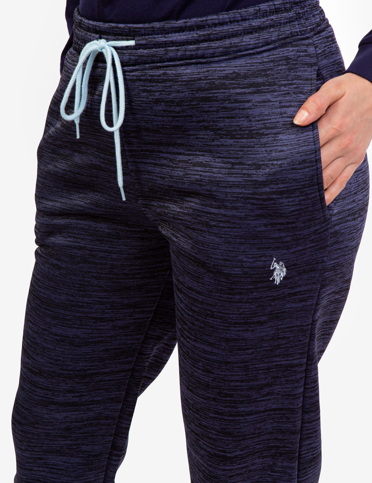 Space Dye Fleece Jogger Pants - Cozy Lounge Wear