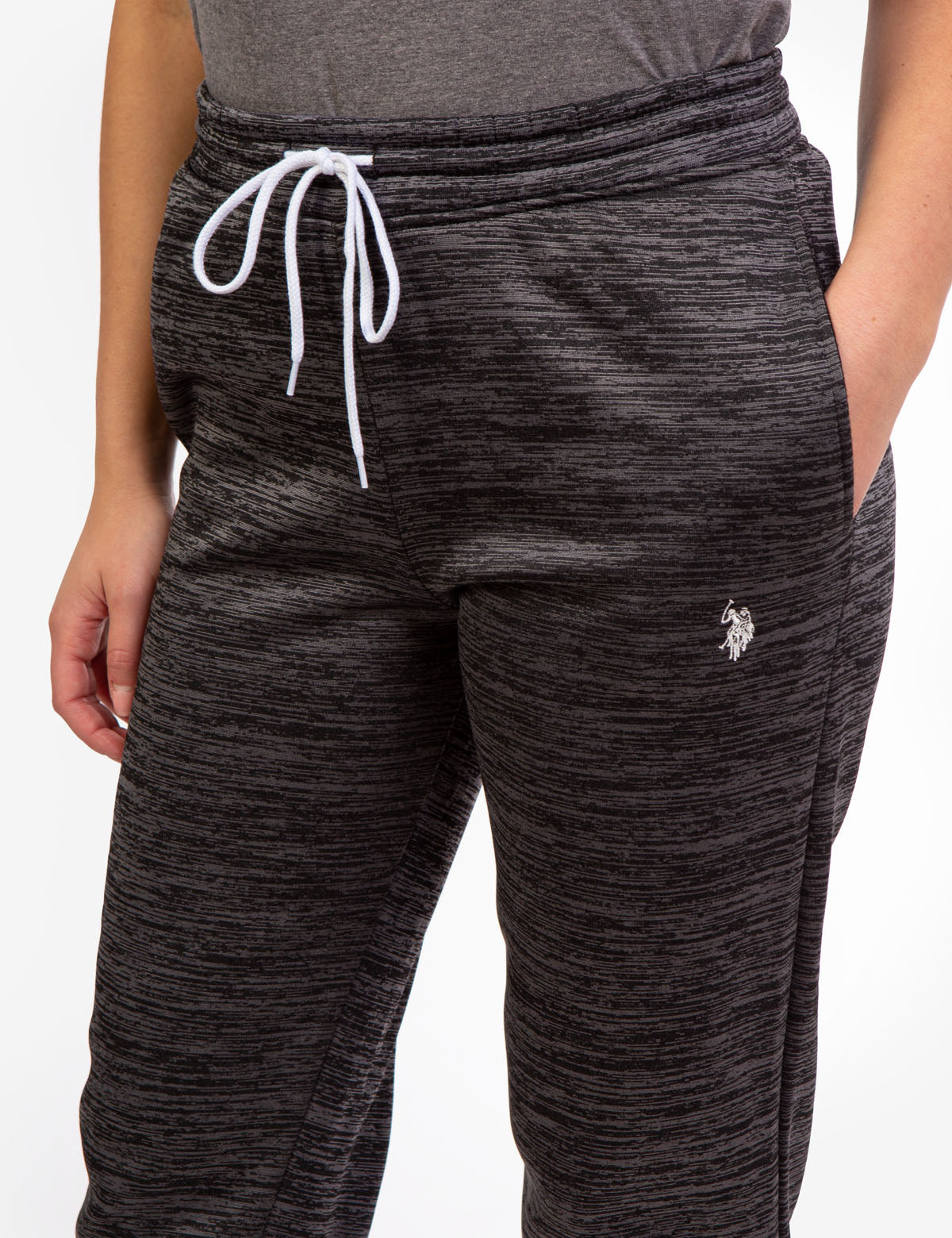 Space Dye Fleece Jogger Pants - Cozy Lounge Wear