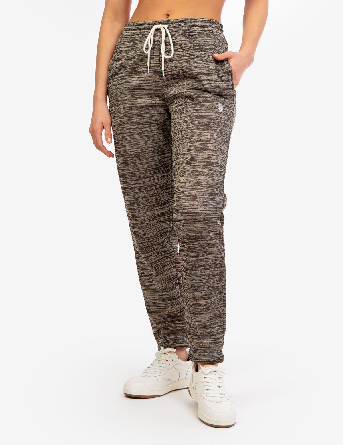 Space Dye Fleece Jogger Pants - Cozy Lounge Wear