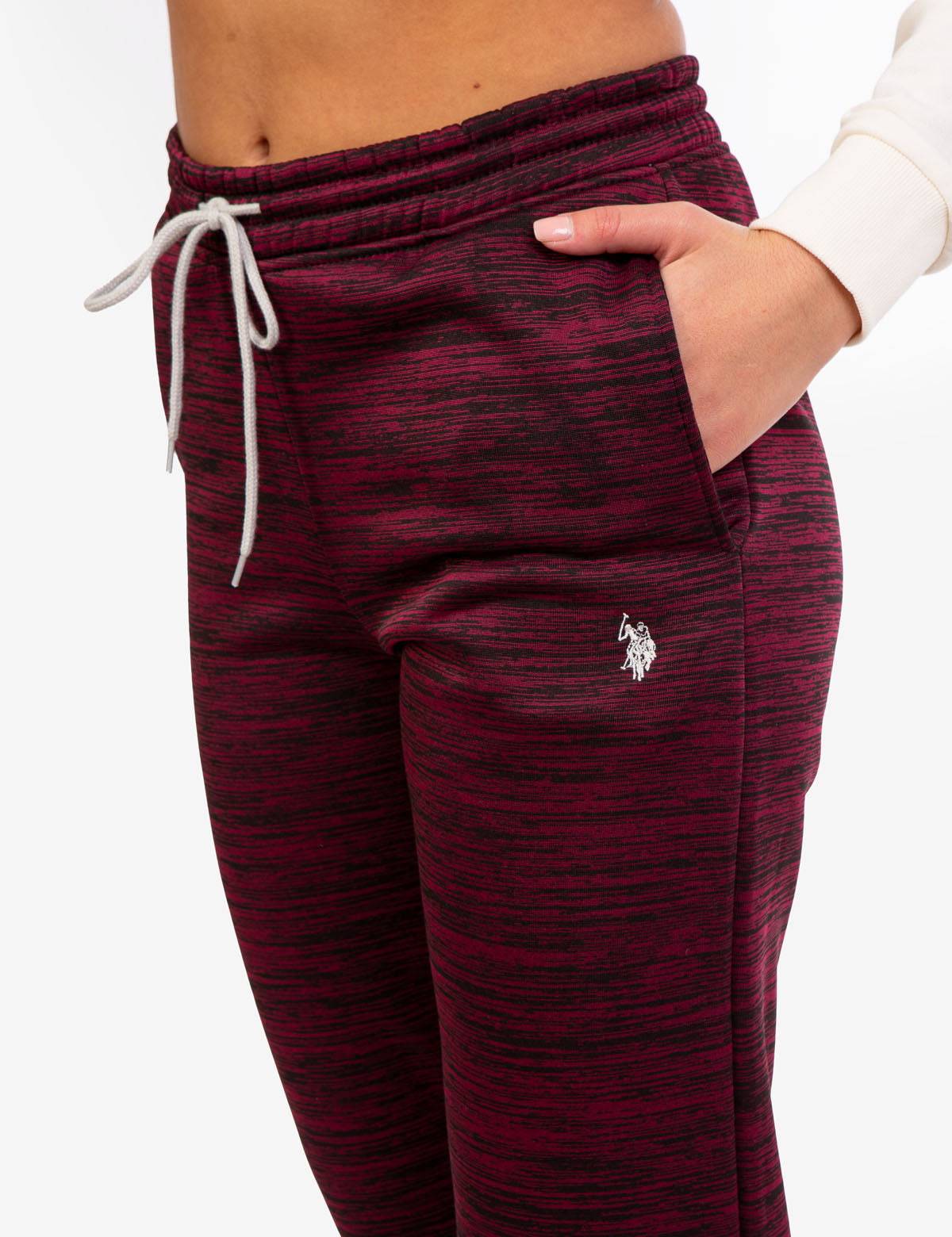 Space Dye Fleece Jogger Pants - Cozy Lounge Wear