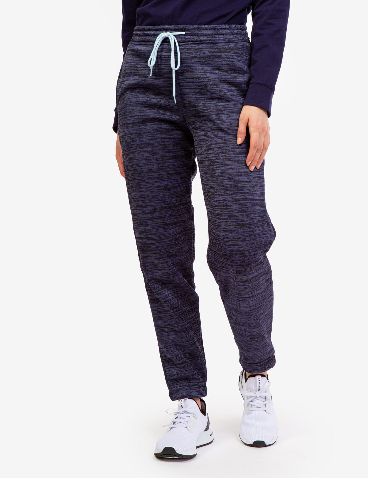 Space Dye Fleece Jogger Pants - Cozy Lounge Wear