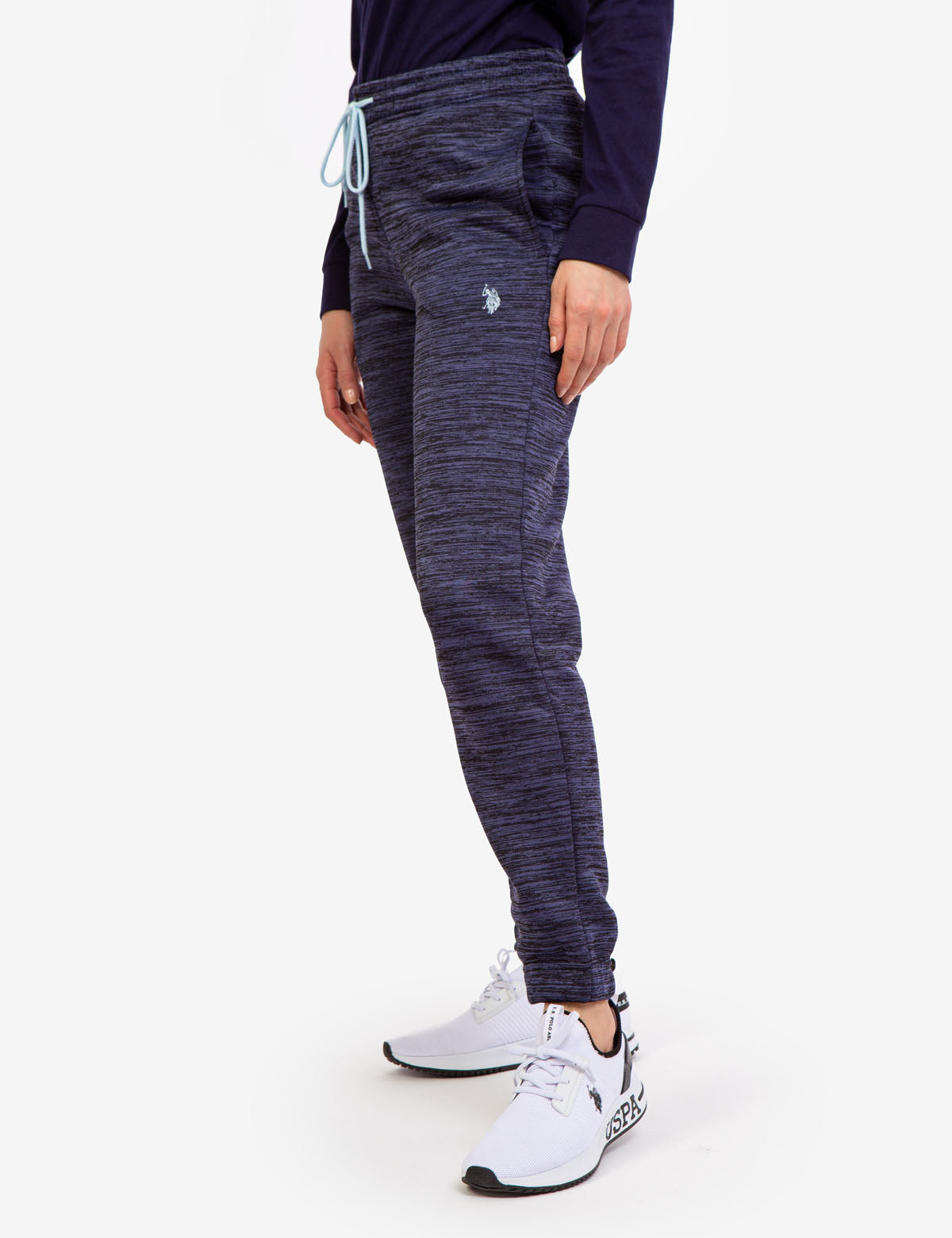 Space Dye Fleece Jogger Pants - Cozy Lounge Wear
