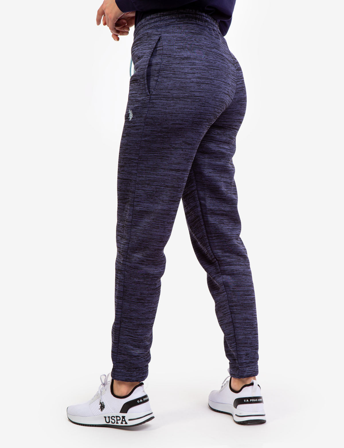 Space Dye Fleece Jogger Pants - Cozy Lounge Wear