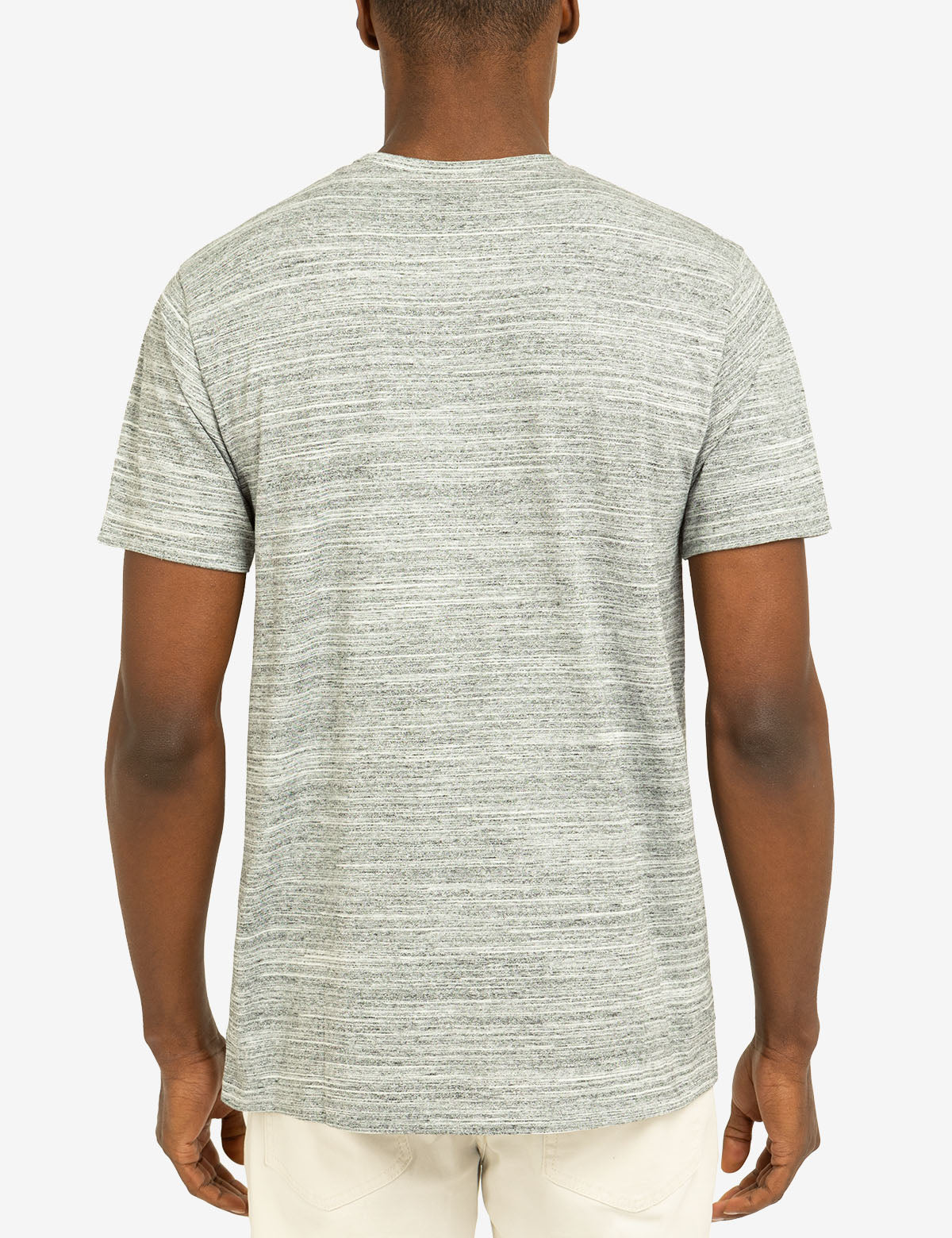 Space Dye Jersey V-Neck T-Shirt for Women & Men