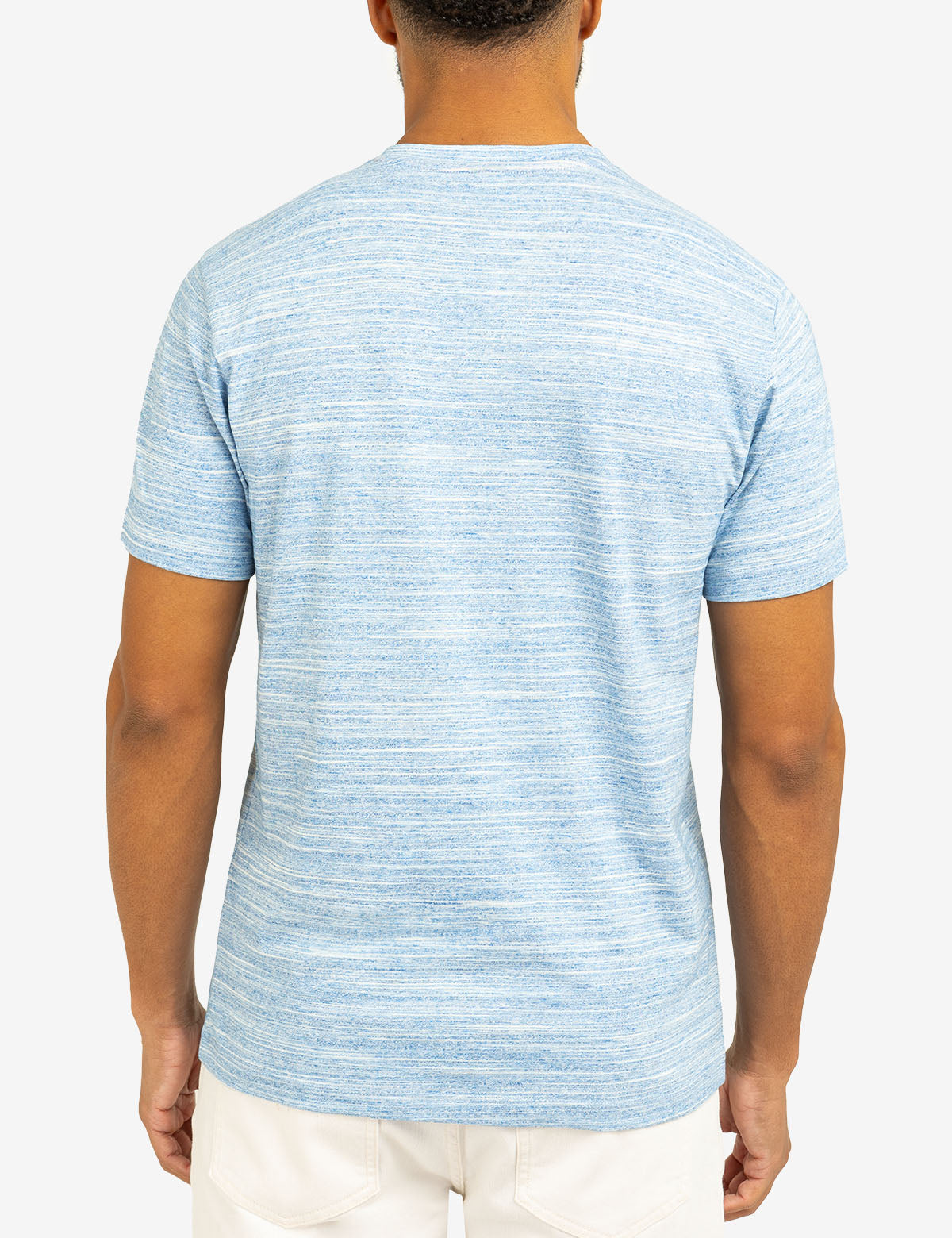 Space Dye Jersey V-Neck T-Shirt for Women & Men