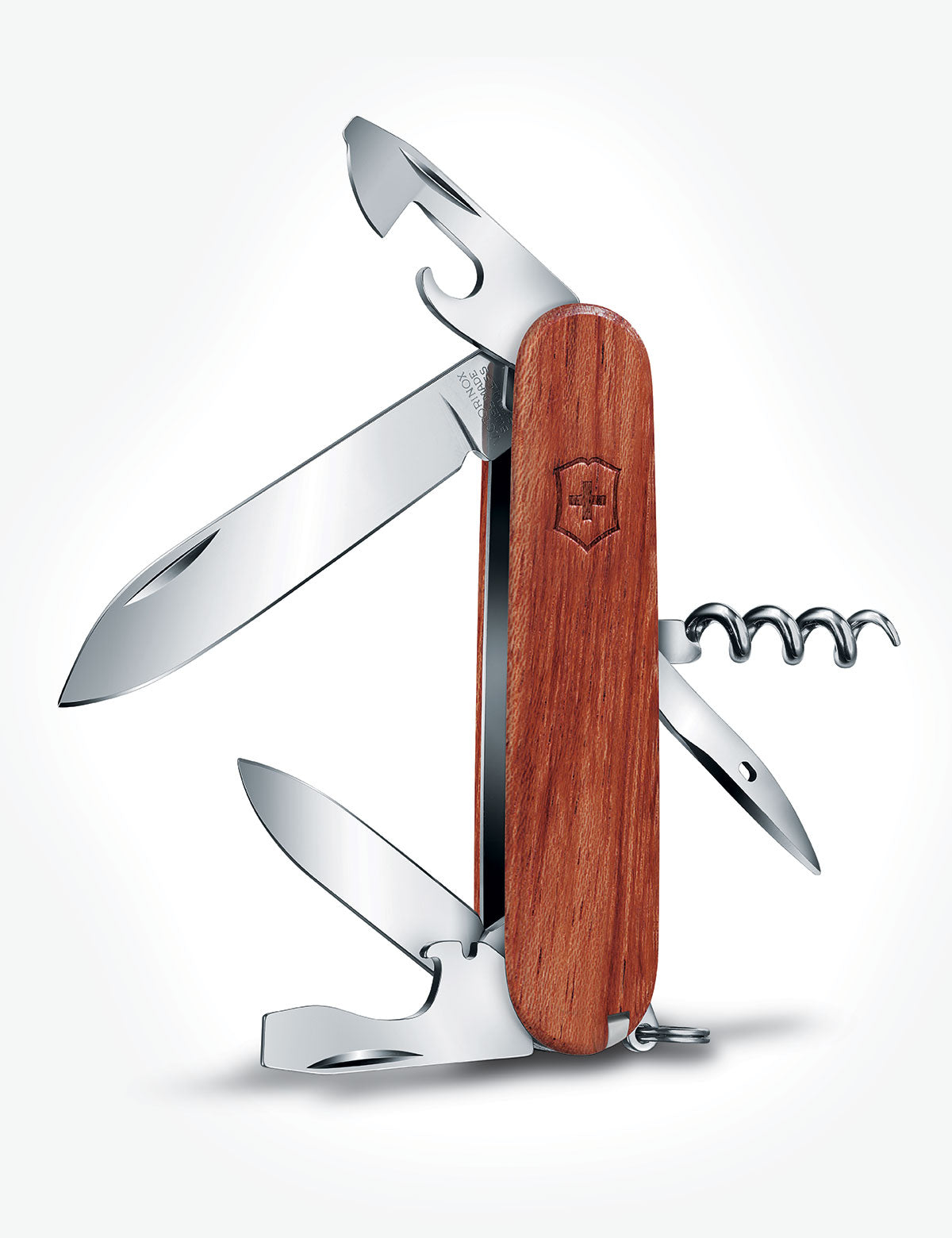 Victorinox Spartan Wood Swiss Army Knife - Walnut Scales, 10 Tools