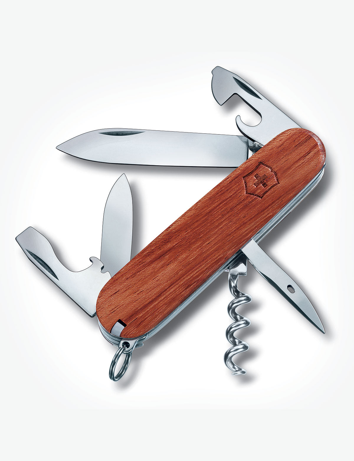 Victorinox Spartan Wood Swiss Army Knife - Walnut Scales, 10 Tools
