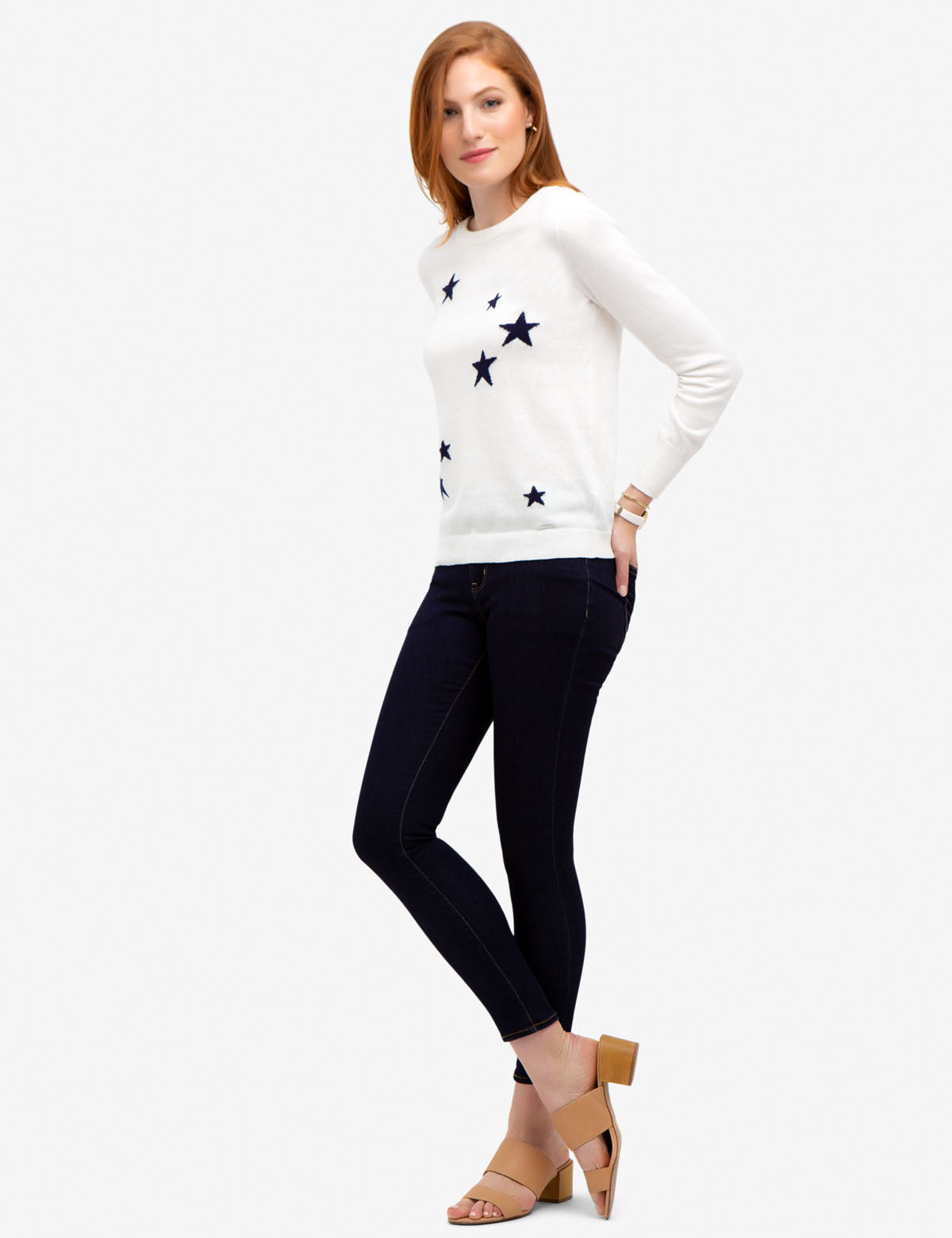 U.S. Polo Assn. Star Crew Neck Sweater - Casual Knitwear