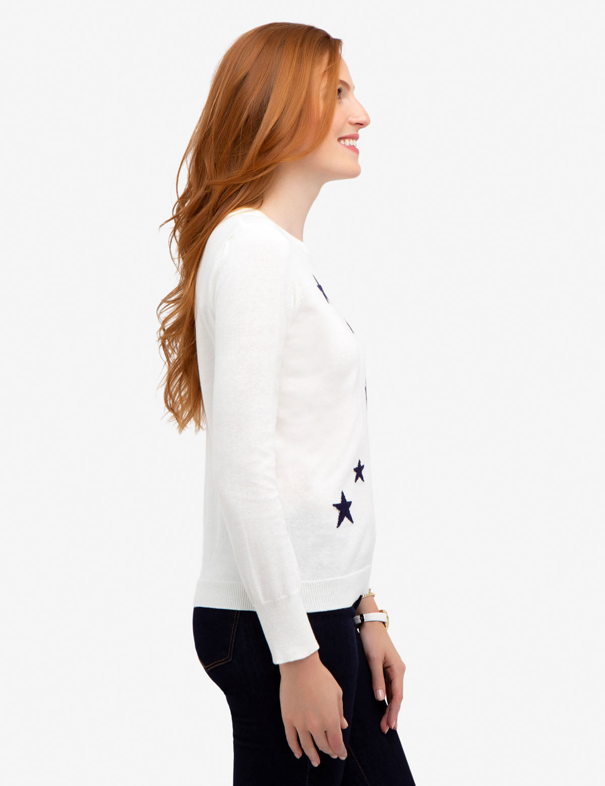 U.S. Polo Assn. Star Crew Neck Sweater - Casual Knitwear